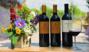 wine bottles
